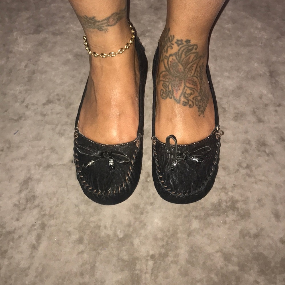 Gee WaWa Moccasins Never Worn,Leather